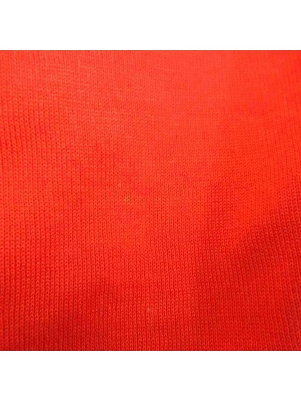 Chanel Pullover Knit Red CC Logo Button Top Long Sleeve Sweater 38